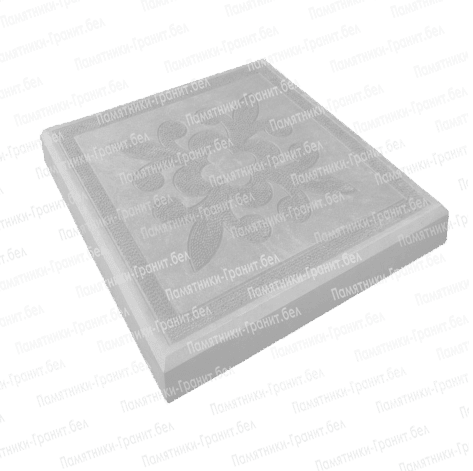 Укладка плитки на могилу Лепель фотография